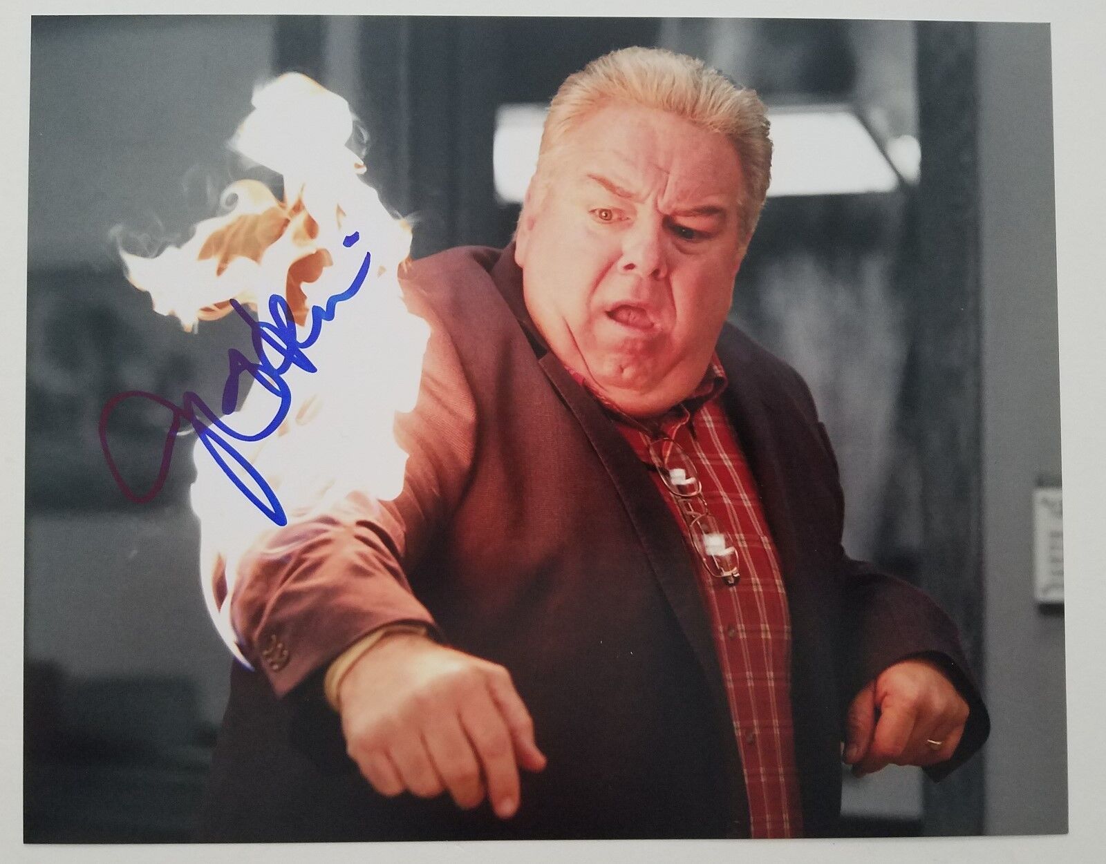 Jim O'Heir Signed Parks And Rec 8x10 Photo Poster painting Jerry Recreation Bad Night RAD