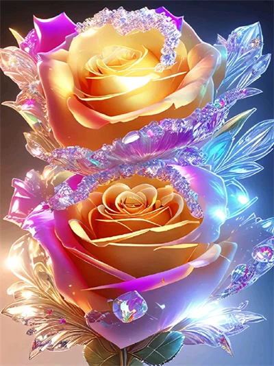 Diamond Painting - Full Round/Square Drill - Rose (30*40 - 50*60cm)