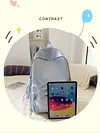 Nylon Backpack Large Capacity Student Daypack School Bag for High School Student