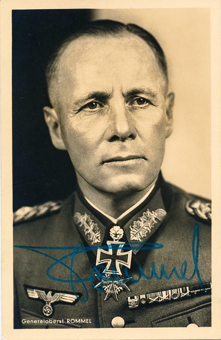 ERWIN ROMMEL Signed Photo Poster paintinggraph - Highly Respected Military Leader - preprint