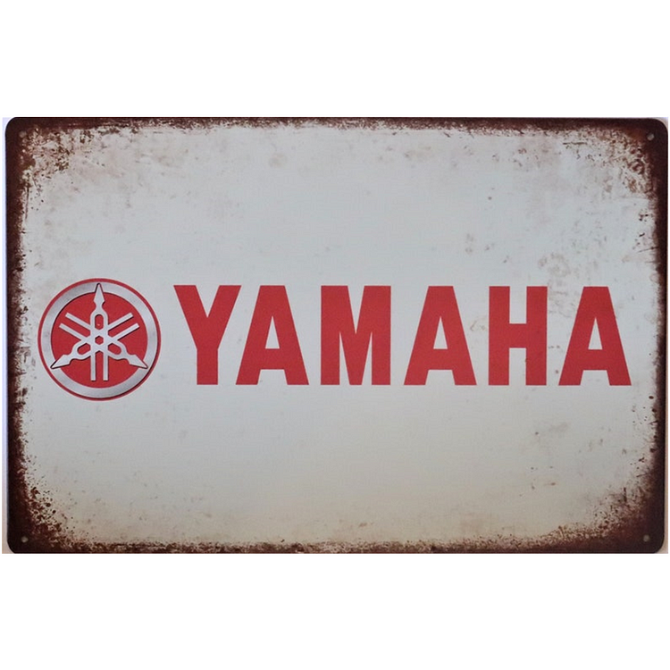 Motos Yamaha - Enseigne Vintage Métallique/Enseignes en bois - 20*30cm/30*40cm