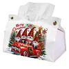 Gnome Christmas Truck DIY PULeather Diamond Painting Tissue Box for Adults Beginners Large Size Diamond Art Paper Storage Holder for Living Room Bathroom Table Decor