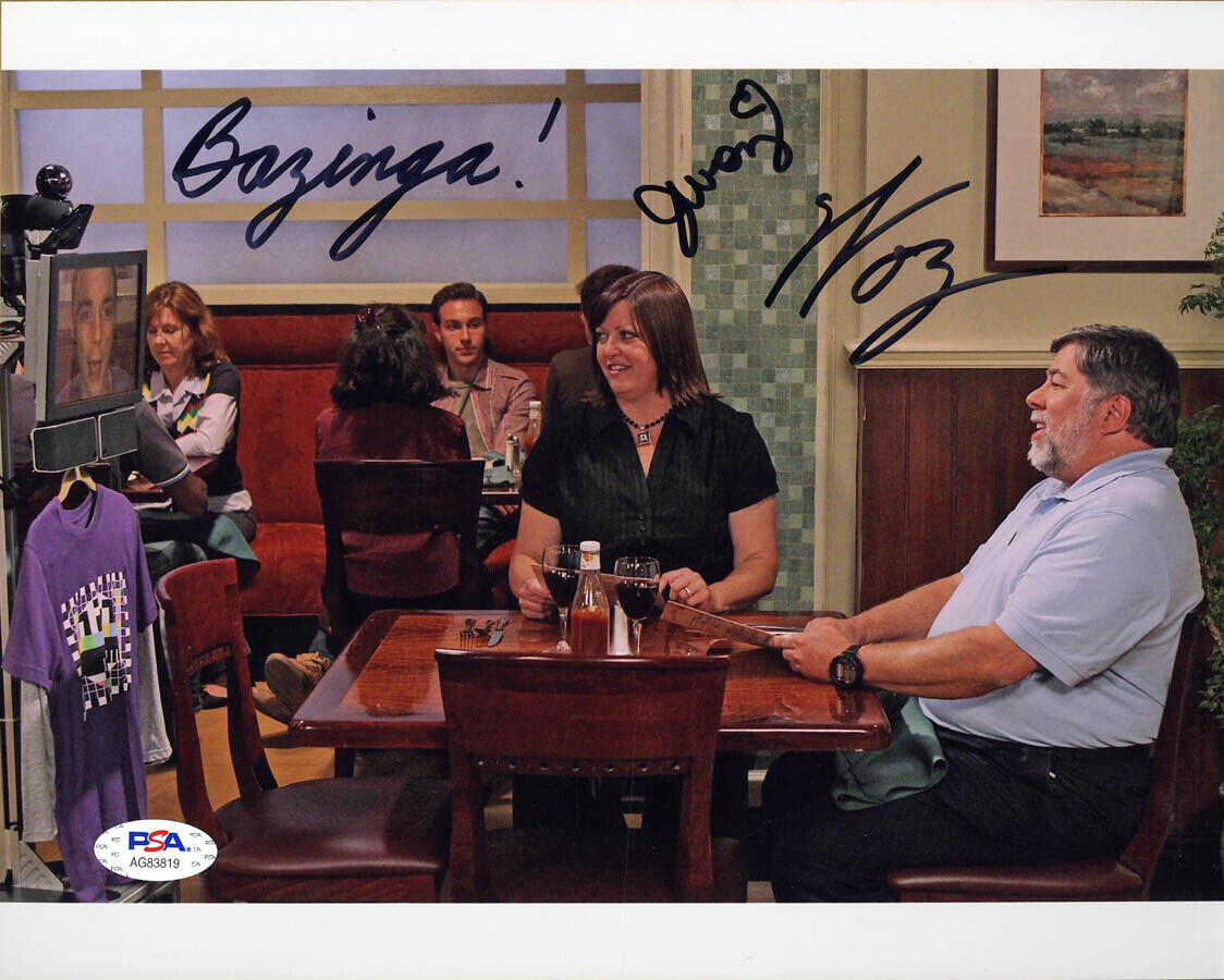 Steve Woz Wozniak SIGNED 8x10 Photo Poster painting Big Bang Theory Apple PSA/DNA AUTOGRAPHED