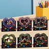 6PCS DIY Diamond Art Greeting Cards Horse Designs Congratulations Cards & Gifts