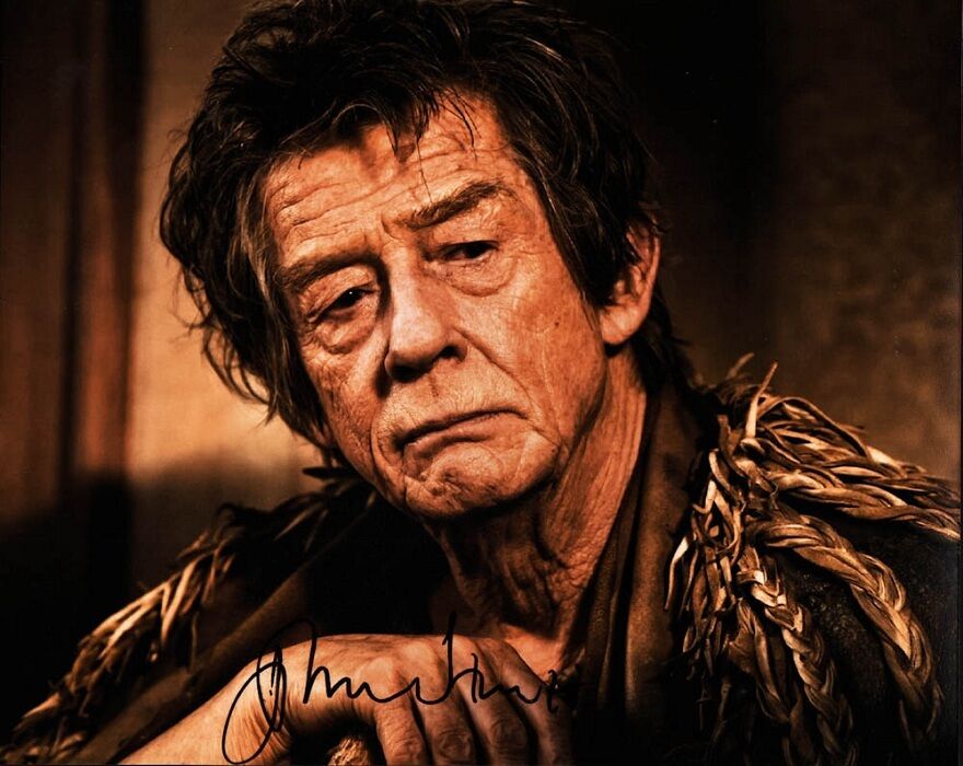 JOHN HURT In-person Signed Photo Poster painting - IMMORTALS