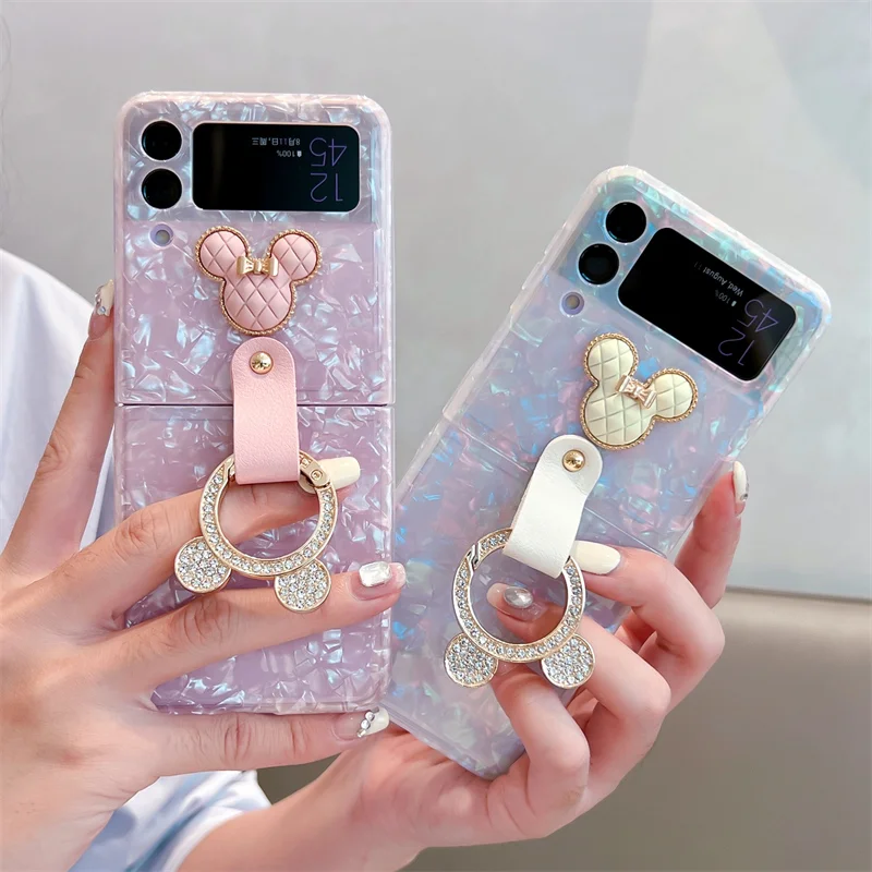 Cartoon Ring Holder Samsung Galaxy Z Flip Case