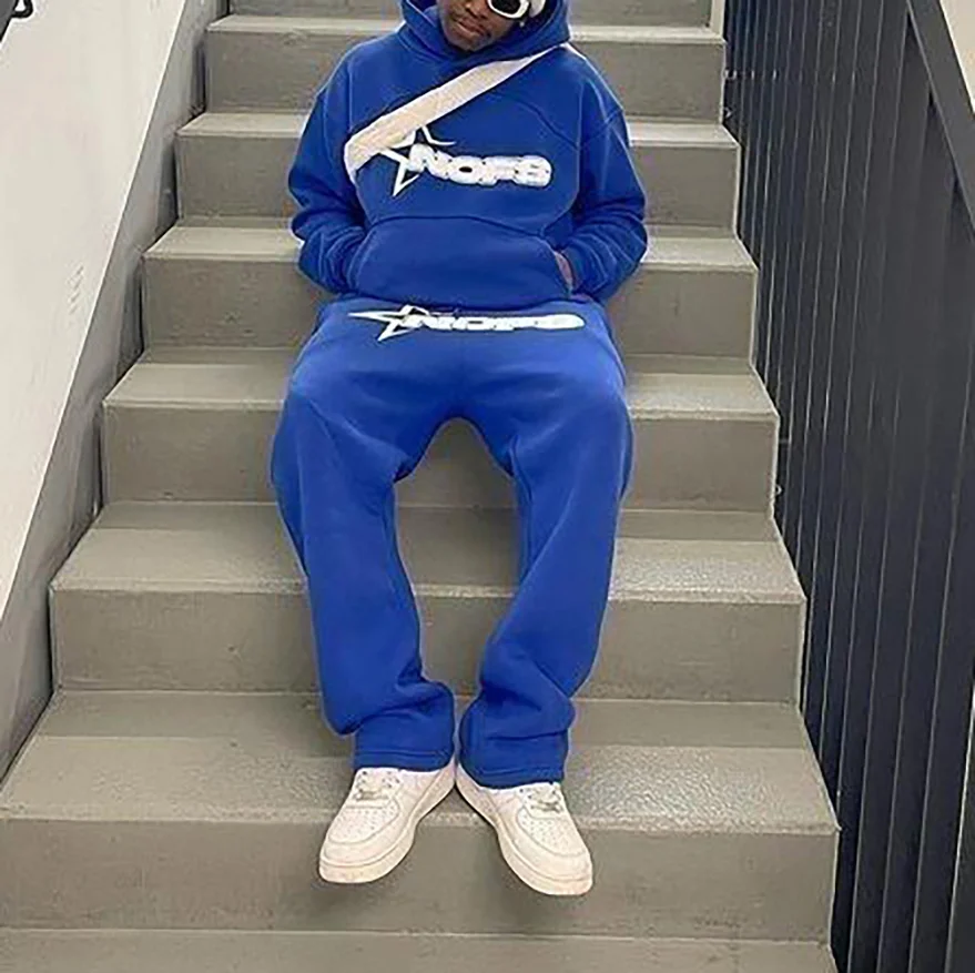 Retro Aesthetic Hipster Letter Print Loose Sweatshirt Y2K Hip Hop Streetwear