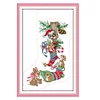 Xmas Stocking -16CT Stamped Cross Stitch Kit(30*44cm)