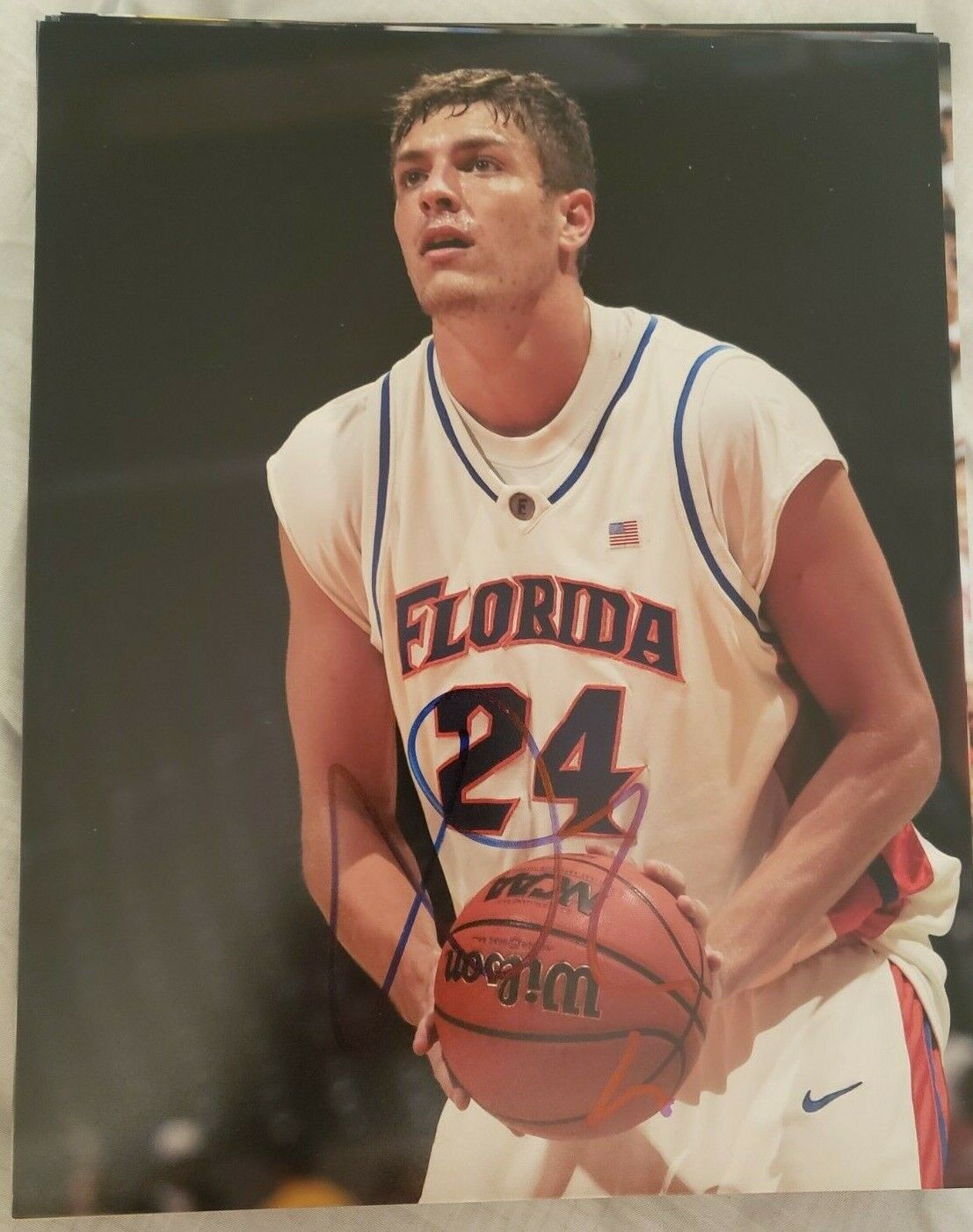 DAVID LEE FLORIDA GATORS SIGNED AUTOGRAPHED 8X10 Photo Poster painting W/COA