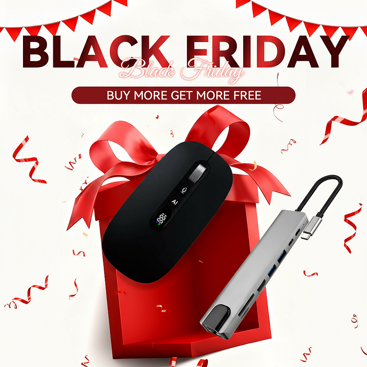 🎁 Free Gift: Hub + AI Mouse Combo