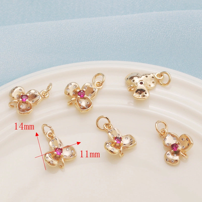 1 Piece Alloy Star Heart Shape Bow Knot Pendant