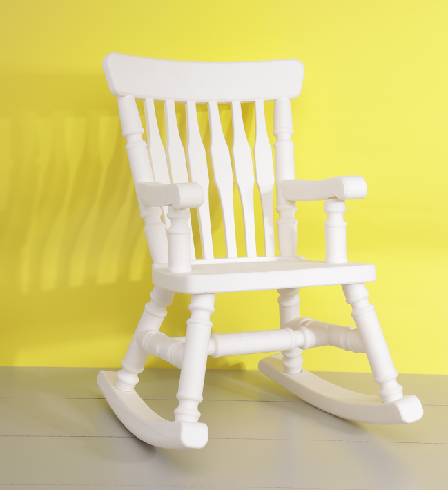 白色 3D 打印椅子