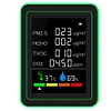 6 In 1 Air Quality Monitor PM2.5 CO2 HCHO TVOC Detector for Warehouse Laboratory