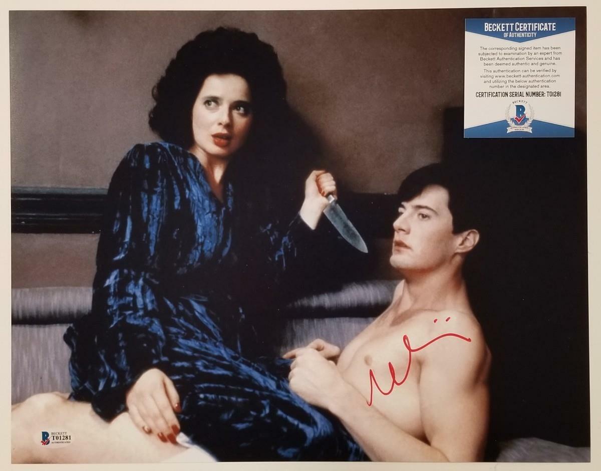 Isabella Rossellini signed Blue Velvet 11x14 Photo Poster painting Autograph B ~ Beckett BAS COA