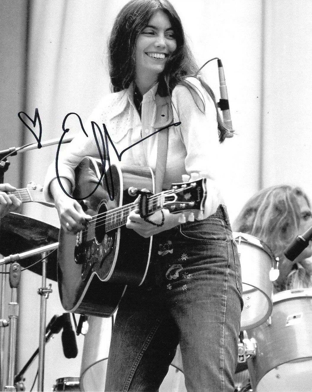 * EMMYLOU HARRIS * signed 8x10 Photo Poster painting * BOULDER TO BIRMINGHAM * COA * 2