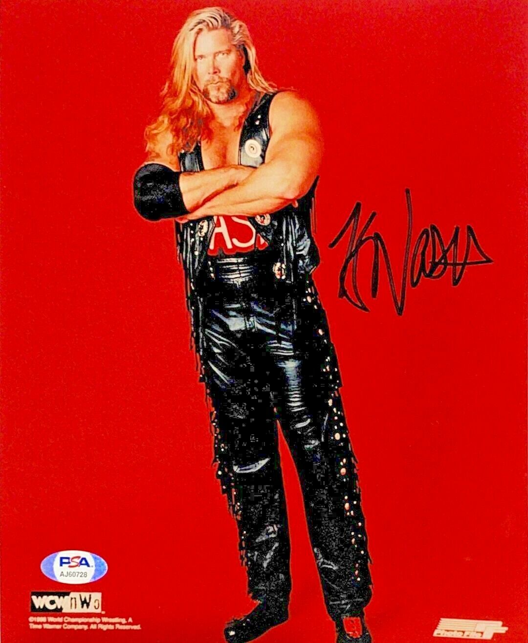 WWE KEVIN NASH HAND SIGNED AUTOGRAPHED 8X10 WRESTLING Photo Poster painting WITH PSA DNA COA 2