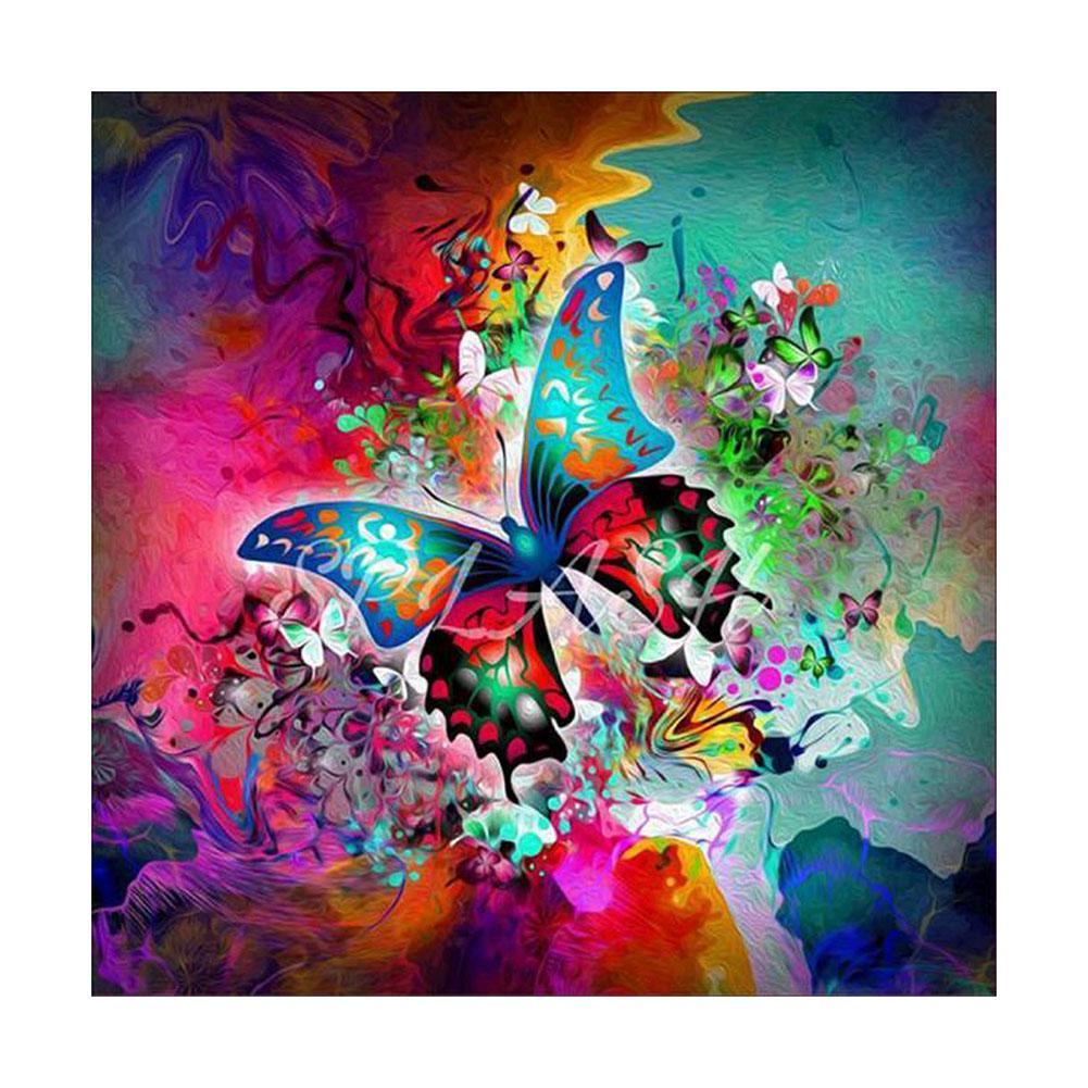 

30*30CM Square Drill Diamond Painting-Butterfly, 501 Original