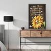 (40*60cm)Sunflower Saying - Full Round Drill Diamond Painting