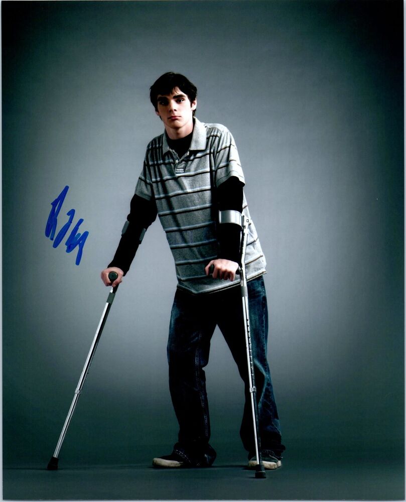 RJ MITTE Signed Autographed BREAKING BAD 8X10 Photo Poster painting B