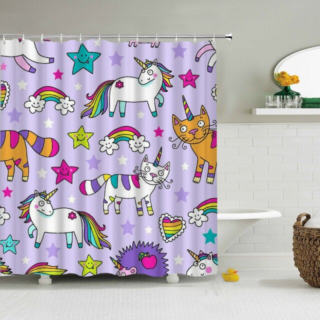 

Shower Curtain – Unicorn-180*180cm, 501 Original