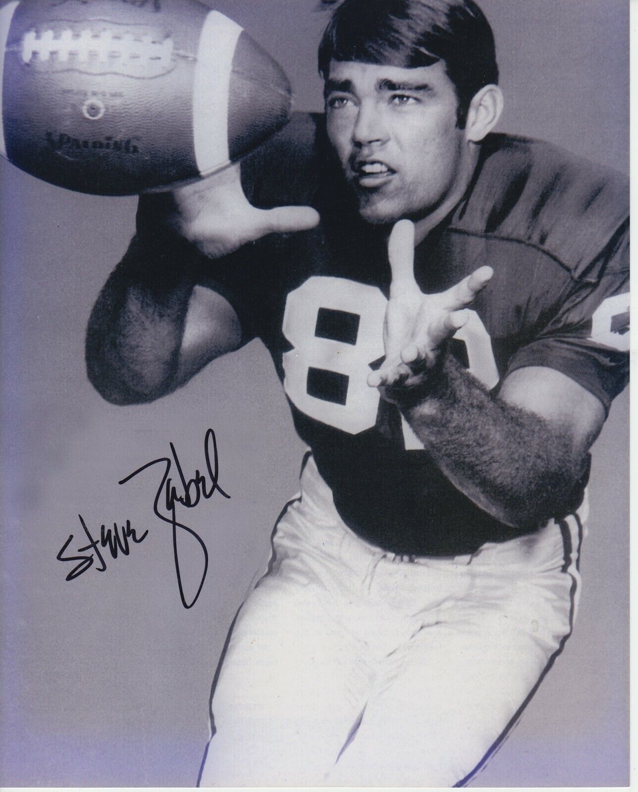 Steve Zabel #0 8x10 Signed Photo Poster painting w/ COA Oklahoma Sooners