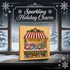 (25x25cm)DIY Pearl Painting Xmas Framed Handmade Pearl Material Art Kit Living Room Decor