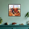 Diamond Painting-DIY Full Round Drill Pumpkin Car