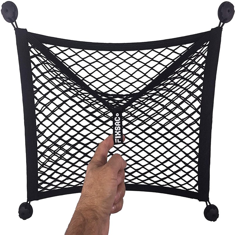 

Car Trunk Fire Extinguisher Screw Fixing Side Mesh Pocket, 501 Original