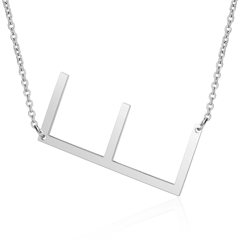 Stainless Steel Fashion Polishing Letter Necklace