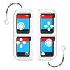 Game Card Case Holder for Nintendo for Switch 2 Transparent PC Game Case