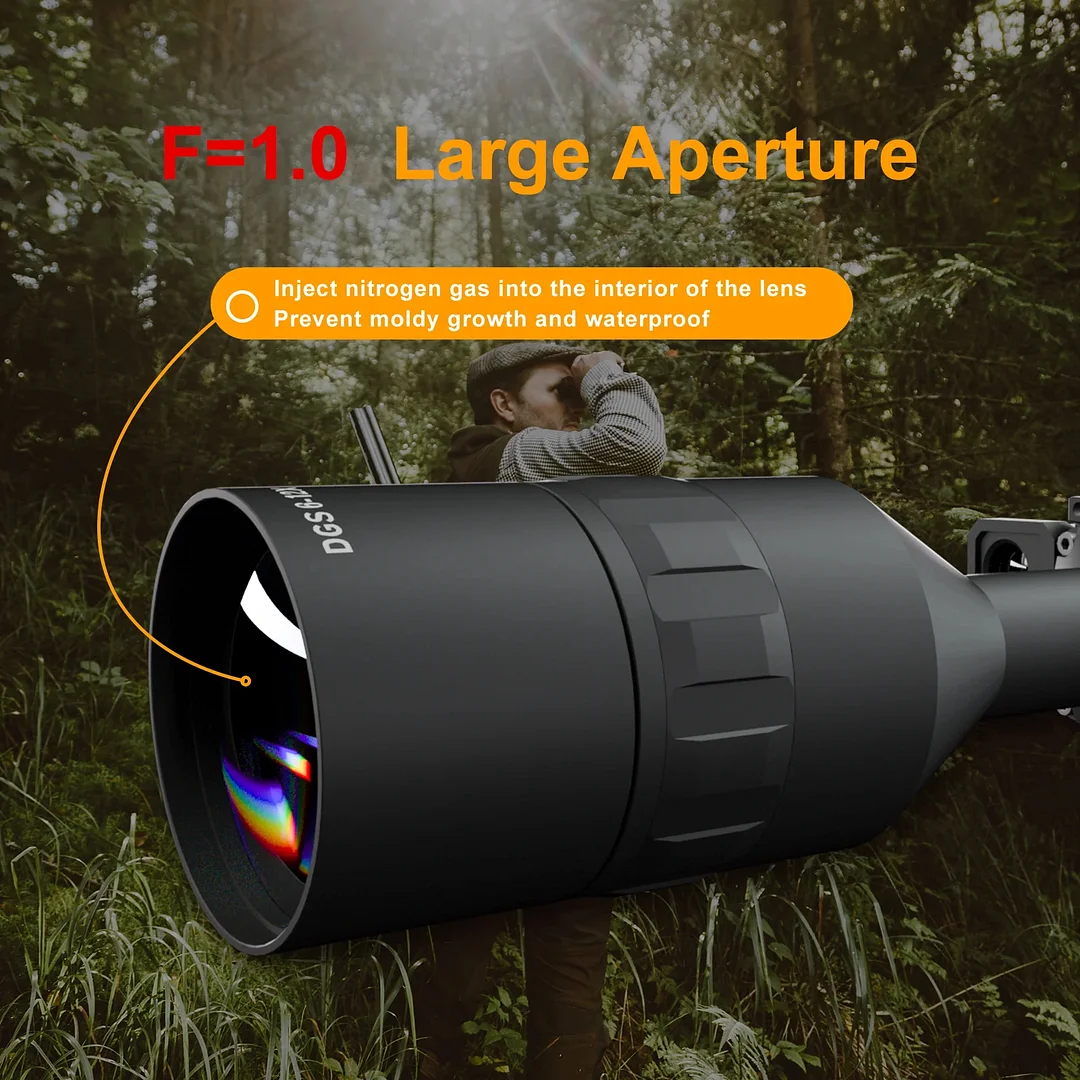 Rifles Scope 6-12X68mm HD 2K Digital Night Vision Scope with 600M Laser Rangefinders for Hunting Monocular