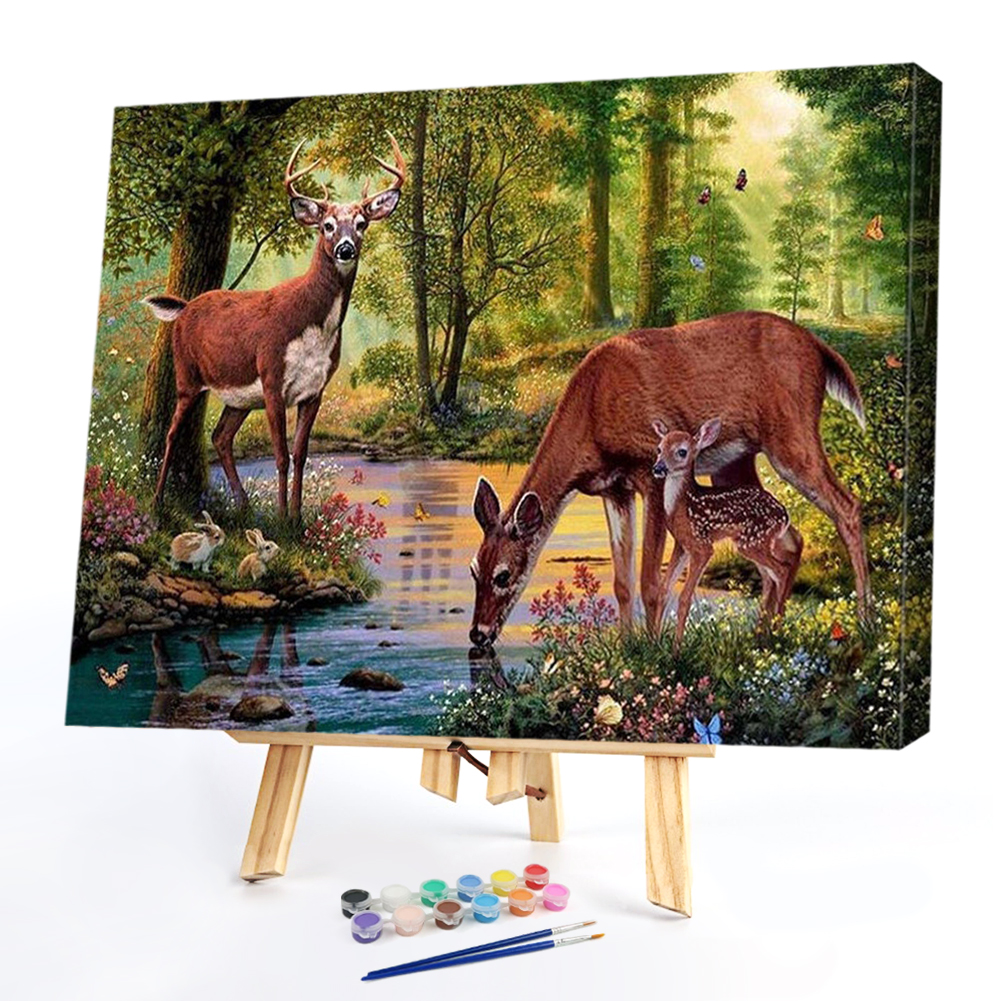 

40*50CM - Paint By Numbers - Deer, 501 Original