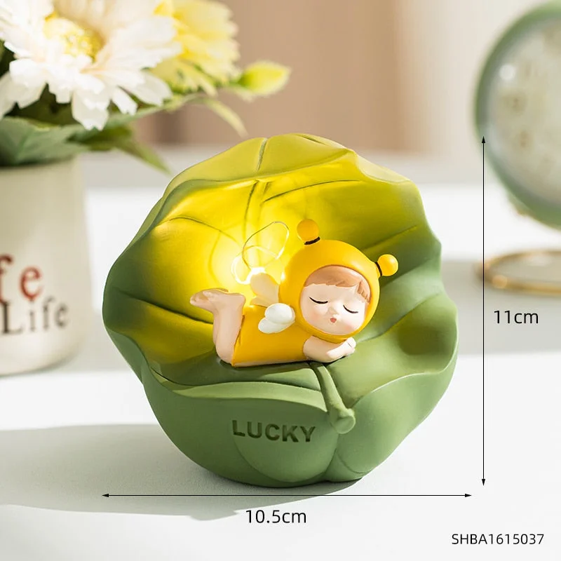 Home Decoration Accessories For Living Room Resin Embellishments Baby Figurines Angel Cabochon Childen Room Decor Birthday Gifts