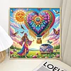 (Box Packaging)Diamond Painting-DIY Crystal Rhinestone Peace Hot Air Balloon