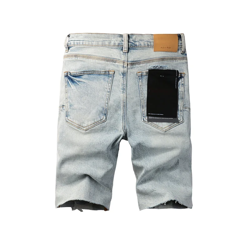 Purple Fashion Jeans 5087