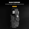 Closed Flap Tourniquet Pouch EMT Emergency Survival Med Pouch for Chest Rig Vest