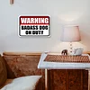 Dog Warning- Vintage Metal Signs(12*16Inch)