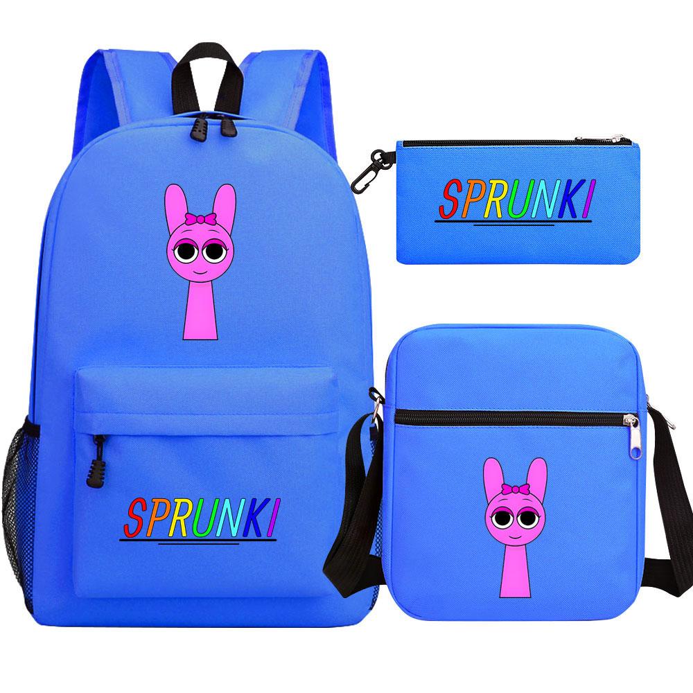 Mayoulove Sprunki Backpack Lightweight Easy-Clean Design Perfect for School and Play-Mayoulove