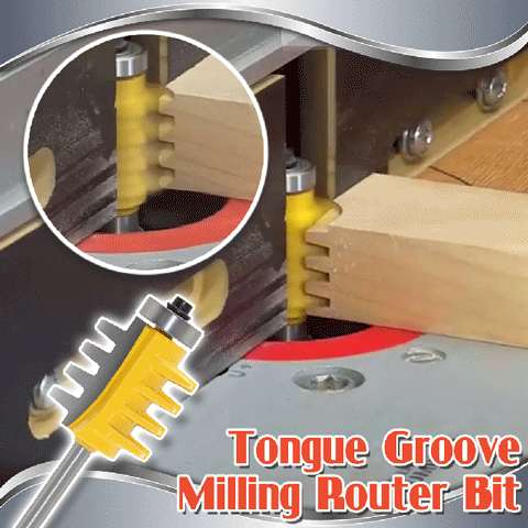 Hugoiio™ Tongue Groove Milling Router Bit