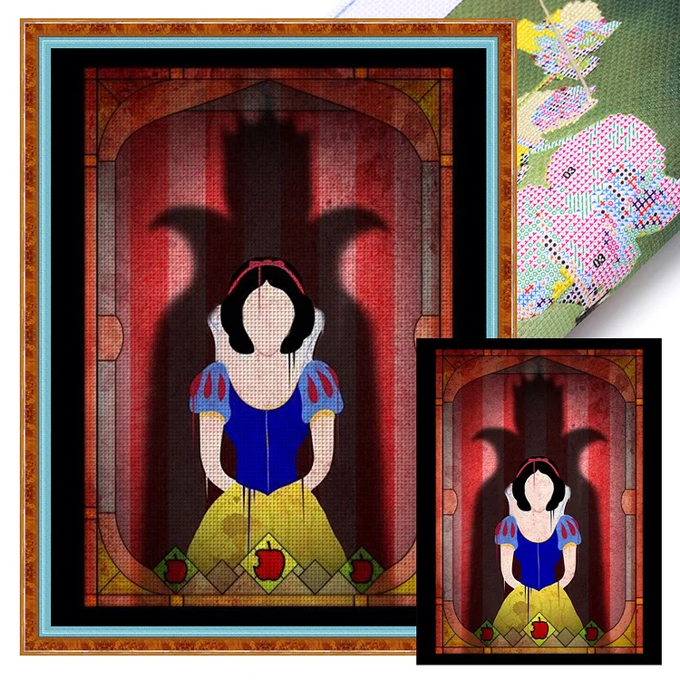 Disney Princess - Printed Cross Stitch 11CT 40*55CM