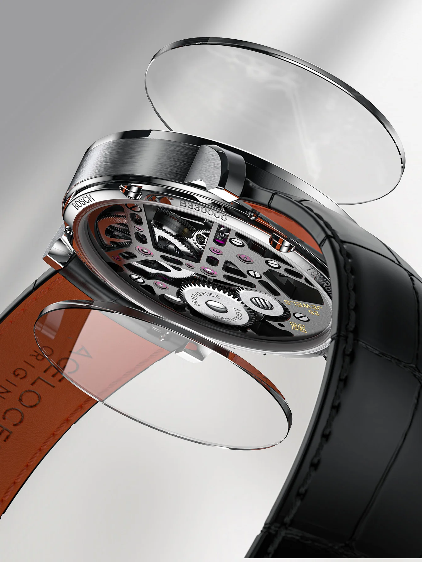 Agelocer Tourbillon Male Series Manual Mechanical Watches Agelocer Tourbillon Male Series Manual Mechanical Watches