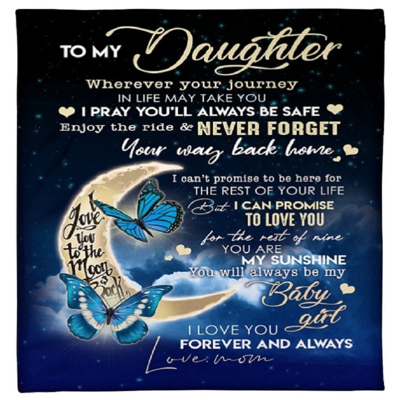 

Moon Letter To My Daughter Wall Hanging Tapestry Travel Yoga Picnic Mat, 501 Original