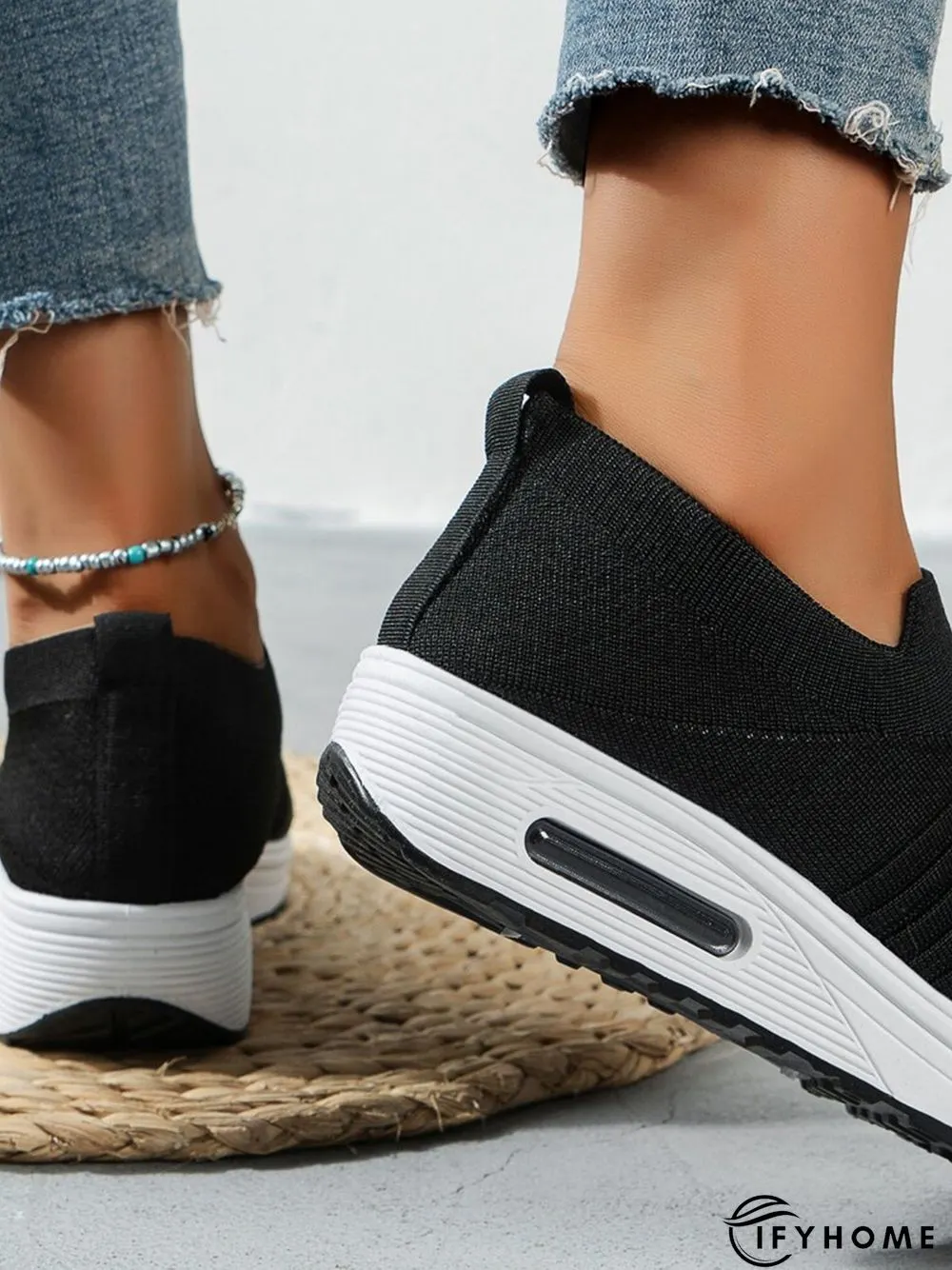 Breathable Minimalist Slip On Rocking Fly Woven Shoes | IFYHOME