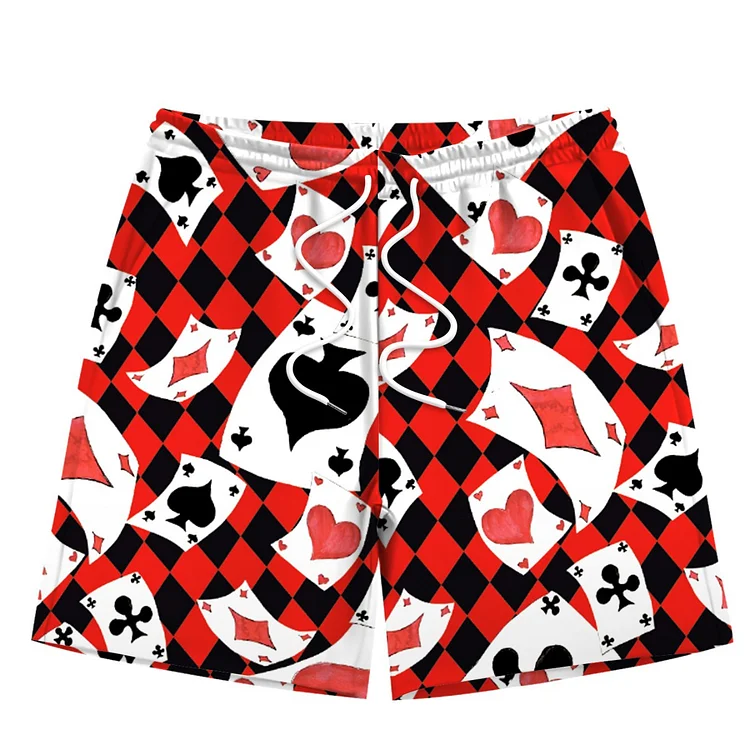 Colorful Printed Quick-Drying Casual Shorts And Beach Shorts at Hiphopee