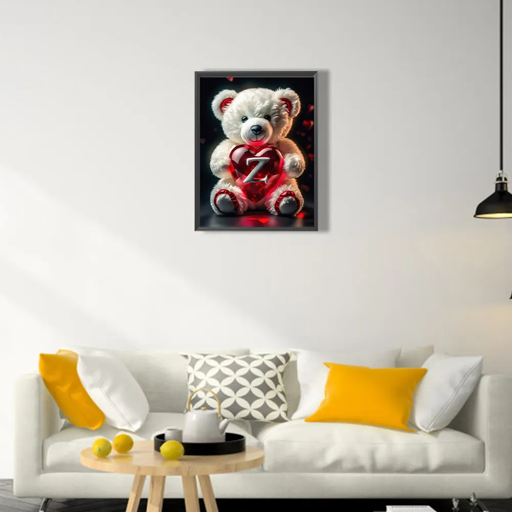 Diamond Painting - Full Square Drill - Bear Love Z(Canvas|35*45cm)