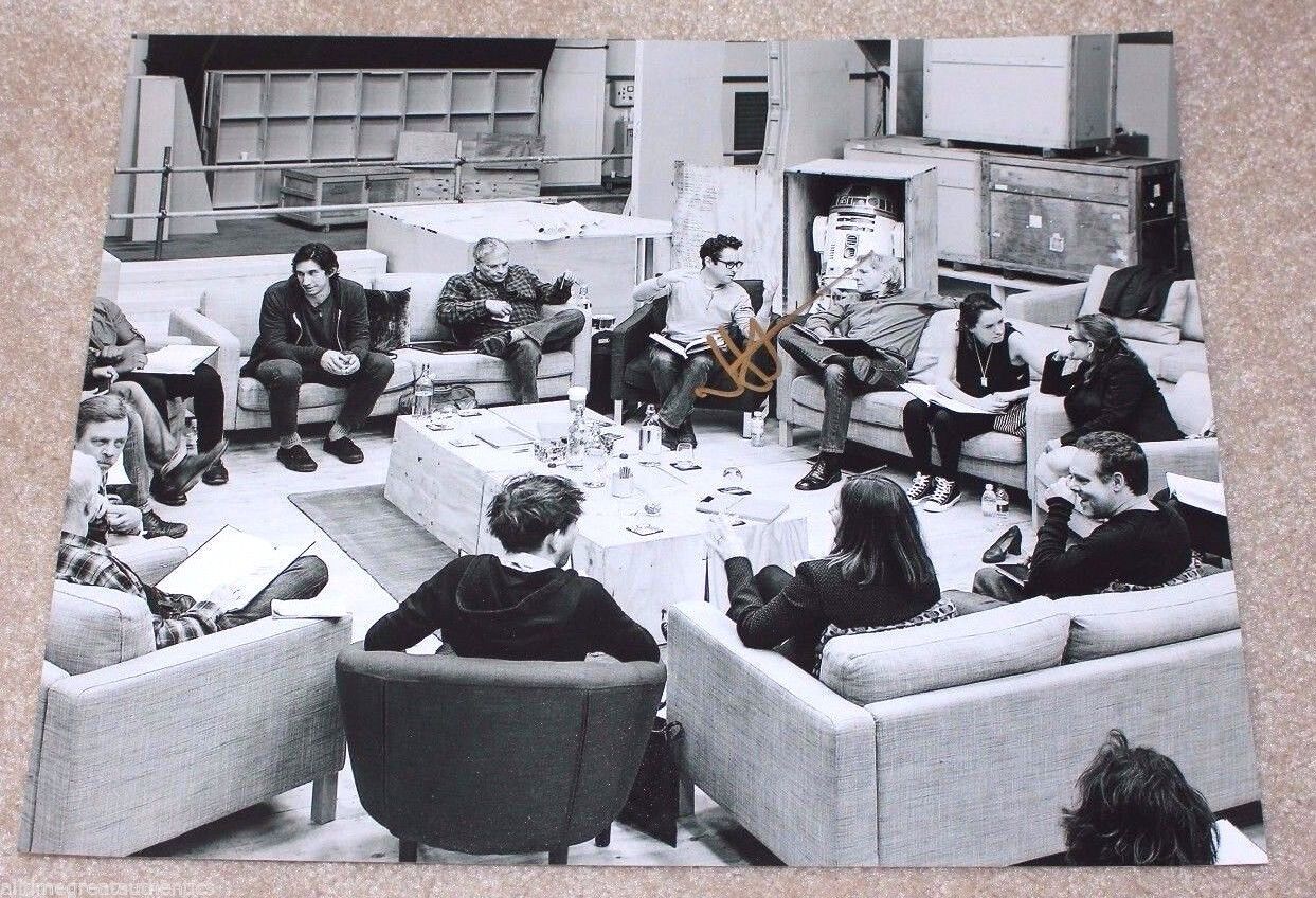 STAR WARS EPISODE VII DIRECTOR J.J. ABRAMS SIGNED 11X14 Photo Poster painting W/COA CAST 7 2015