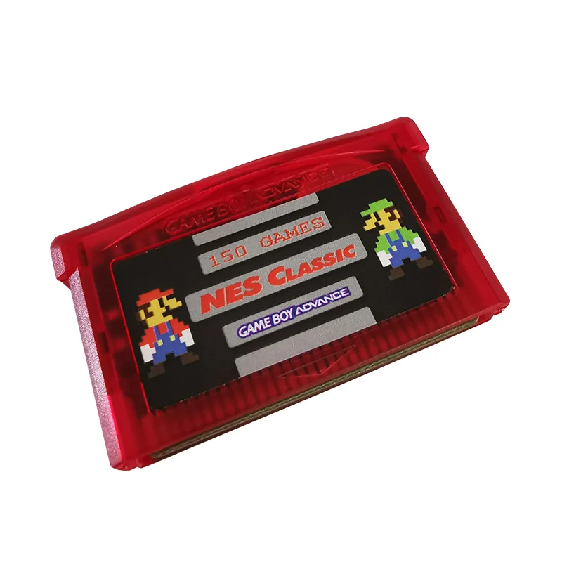 150 IN 1 MultiCart 32 Bit Video Game Cartridge For Gameboy Advance GBM/GBA/SP/NDS/NDSL