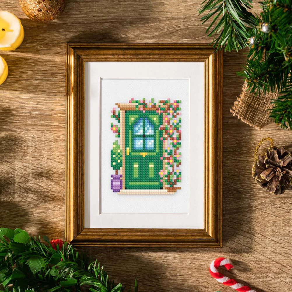 12pcs/a set 5D DIY Garden Full Square Drill Partial AB Drill Diamond Painting(16*20cm)