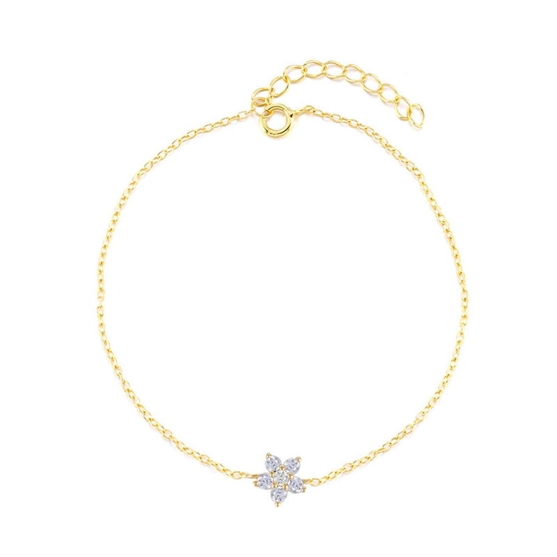 925 Sterling Silver Bracelets Elegant Minimalist