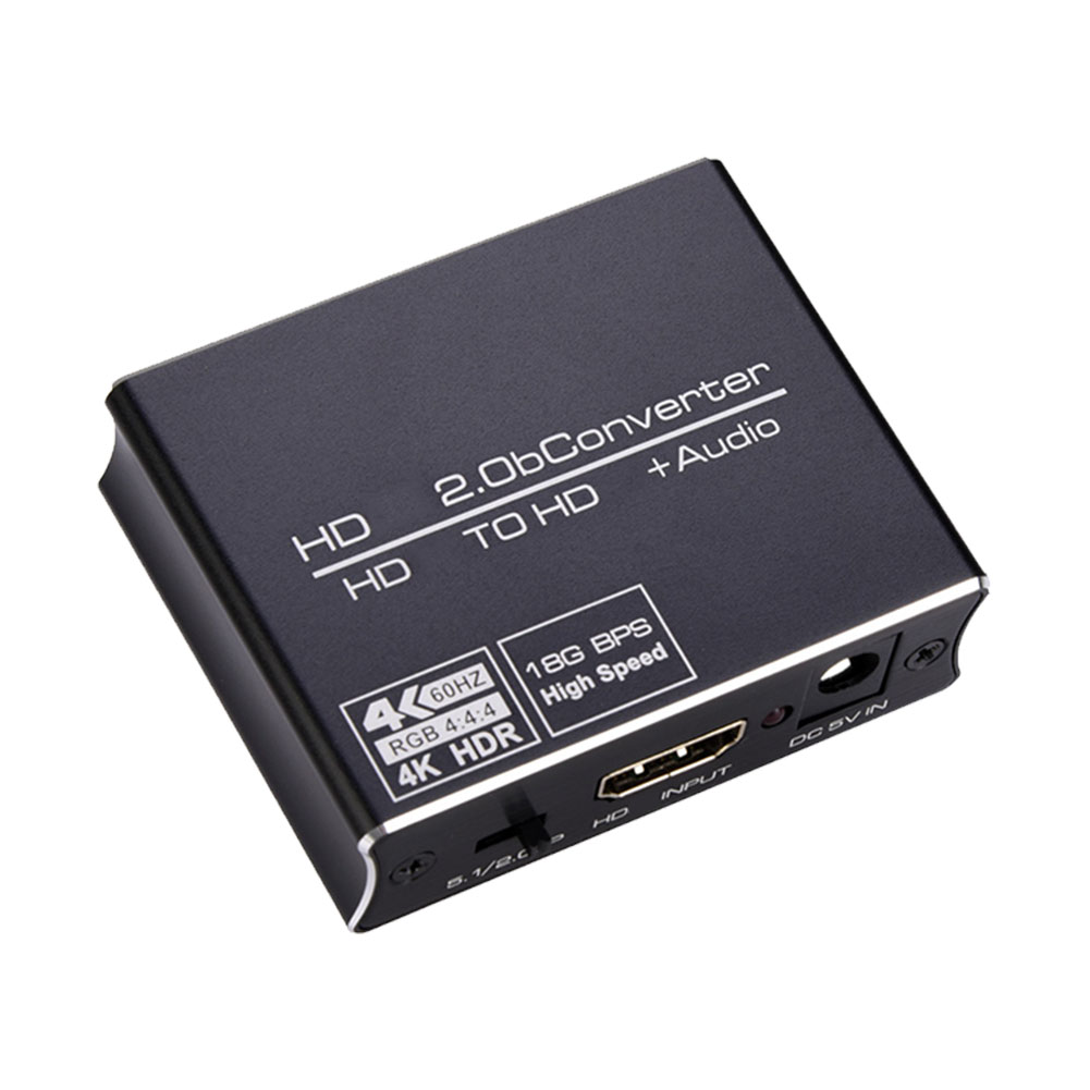 

Audio Signal Converter 2160P 4K x 2K 60Hz HDMI-compatible SPDIF+R/L Adapter, 501 Original